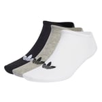 adidas Original Trefoil Liner Socks 6 Pairs, størrelse 34-36