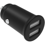 Smartline Billaddare 2xUSB-A 4.8A 12V-24V, svart