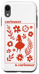 Coque pour iPhone XR Disney Alice in Wonderland Curiouser & Curiouser Silhouette