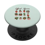 Plante Mama Plantes en pot illustrées Mème de jardinage PopSockets PopGrip Adhésif