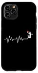 Coque pour iPhone 11 Pro Ballon de basket Battement de coeur Cadeau Joueur de Basketball