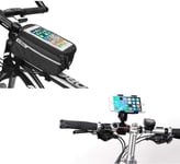 Bike Pack for Samsung Galaxy S5 Mini Smartphone (Bicycle-Handlebar Mount + Touch Pocket) Mountain Bike Cycling (Black)