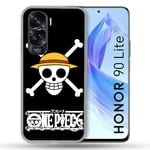 Coque Renforcée pour Honor 90 Lite 5G Manga One Piece Tete de Mort