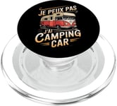 Je Peux Pas J’ai Camping Car Homme Humour Retraite Vintage PopSockets PopGrip pour MagSafe