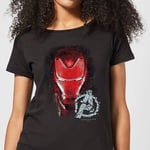 T-shirt Avengers Endgame Iron Man Brushed - Femme - Noir - M