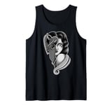 Devil is a Woman American Traditional Tattoo Flash Tank Top