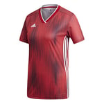 Adidas Women's TIRO 19 JSY W T-Shirt, Power red/White, XS