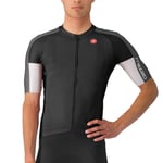 Castelli Entrata 6 Short Sleeve Jersey - SS25 Light Black / Dark Grey Smoky Large Black/Dark Grey/Smoky