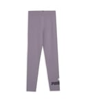 PUMA ESS Logo Leggings G, Cuisses Filles, Pale Plum, 671133