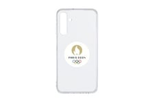 Coque transparente pour Galaxy A15 4G/5G ''Flamme Paris 2024''