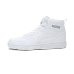 Puma Mens Rebound JOY Trainers Sports Shoes - White Rubber - Size UK 9.5