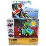 Super Mario Kart Coin Racers Yoshi Figure