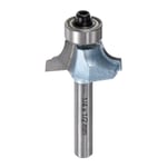 Roundover Router Bit 1/4 Shank 1/4" Radius Tungsten Steel Tip Light Blue