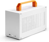 Itx Mini Case-Nouveau K49(Acier)/Version Améliorée De K55,Compatible Avec Gpu,2 Poignées,Panneau Ventilé-2 Panneaux Latéraux En Acier Et 1 Panneau Acrylique/Petit Étui Itx 6L