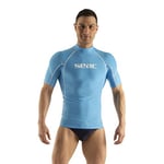 SEAC Man RAA Evo Short Maillot de Bain à Manches Courtes pour Femme Mixte bébé, Bleu Clair, XL