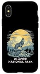 Coque pour iPhone X/XS Parc national des glaciers Loup gris faune