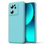 Byvuwiay Coque pour Xiaomi 13T/13T Pro 5G, Ultra Mince Premium Housse Souple en Silicone Liquide, Coque de Protection pour Xiaomi 13T/13T Pro 5G - Bleu Clair