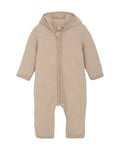 Huttelihutt Dress Baby | Ullfleece 100% Ull - Teddy - Camel