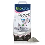 Biokat’s Diamond Care Fresh au parfum de talc - Litière fine pour chats au ch...