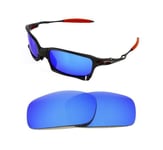 NEW POLARIZED CUSTOM ICE BLUE LENS FOR OAKLEY X SQUARED SUNGLASSES