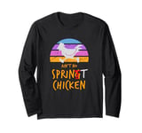 Funny Running Top Ain't No SPRINT Chicken Long Sleeve T-Shirt