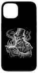 iPhone 13 Carols Black Dark Goth Skeleton Christmas Women Men Case