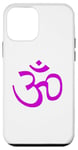 iPhone 12 mini Simple Purple Ohm Om Symbol Case