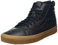 Vans Femme SK8-Hi Reissue Zip Baskets, Hiking Black/Gum, 48 EU