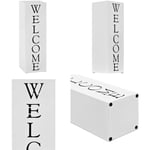 Porte-parapluie Welcome Acier Blanc - porte-parapluie - porte-parapluies - Home & Living - Blanc