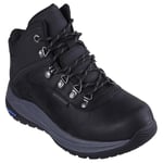 Skechers Bottes Meroe Pikeman pour Homme Bottine, Cuir synthétique Noir, 47 EU