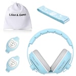 Lilian&Gema Casque Anti Bruit Bebe 2 en 1, Réglable Casque Bébé Anti Bruit, Casque Anti Bruit Enfant pour Moins de 48 Mois, Owl Design, Sommeil et les Activités, Protection Auditive Pour Bébés