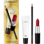 MAC Cosmetics Holiday Claim To Fame Lip Trio gift set for lips shade Ruby Woo