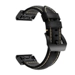 Läderarmband Garmin Fenix 8 43mm svart