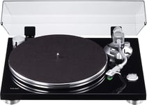 Teac TN-3B Tourne-Disque (mm-Phono Amplificateur USB, 33 & 45 RPM ), Noir