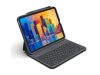 Zagg Pro Keys - Tastatur Og Folioveske (Avtakbart Etui) - Bakgrunnsbelyst - Trådløs - Bluetooth - Qwerty - Storbritannia - For Apple 10.9-Inch Ipad (10. Generasjon)