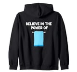 Believe In The Power Of Towels Bath Gym Beach Kitchen Absorb Zip Hoodie