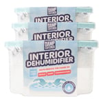 Damp Catcher Interior Dehumidifier Moisture Mould Remover Fresh Linen 180g x3