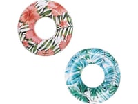 Bestway 36237, Multifärg, Transparent, Simring, Bild, Pvc, Pojke/Flicka, Tropical Print