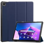 Lenovo Tab M10 Plus (3rd Gen) TB125 Tri-Fold PU Case Navy