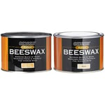 Ronseal CRPBWGMO4 400g Medium Colron Refined Beeswax Paste Oak & CRPBWN4 400g Colron Refined Beeswax Paste - Natural