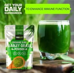 Organic Barley Grass Powder - 500g - PURE VEGAN SUPER GREENS SUPERFOOD POWDER