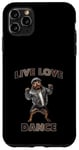 Coque pour iPhone 11 Pro Max Live Love Dance Cool Dog Hip Hop Vibes