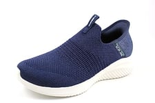 Skechers Femme Ultra Flex 3.0 Smooth Step Sneakers,Sports Shoes, Navy Knit/Jersey/Trim, 39 EU