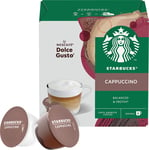 Starbucks Cappuccino av NESCAFÉ Dolce Gusto kaffekapsler (12-pk)