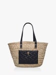 Kurt Geiger London Kensington Basket Shopper Bag, Black