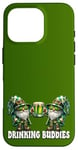 iPhone 16 Pro Green Gnomes In St Patricks Day Costume For Drinking Buddies Case