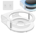 Geekria Speaker Stand Wall Mount Compatible with Amazon Echo Dot 3rd Gen (Clear)