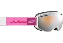 Julbo J75012106 Masque de Ski Fille, Blanc/Rose