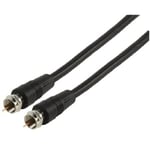 1.5m Black Sky Satellite / Virgin Media Cable TV Extension Lead / Flylead