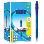 Paper Mate Flexgrip Ultra Retractable Ballpoint Pens | Medium Point (1.0mm) | Blue Ink | 36 Count